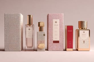 create label design and packaging design for cosmetic packaging
