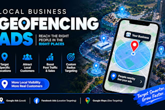 run converting geo fencing targeted ads campaign