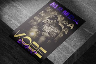design a creative sports or event poster