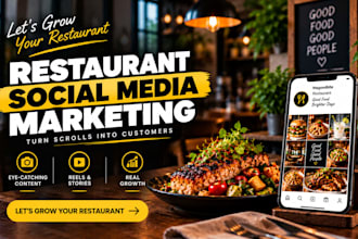 be your restaurant social media marketing manager and content creator