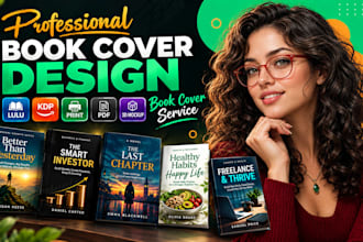 design a unique book cover for your memoir or prayer journal on KDP