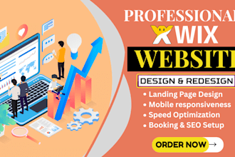 create wix website, wix redesign and wix development