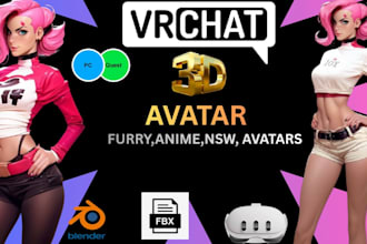 create a custom vrchat avatar and 3d character from scratch