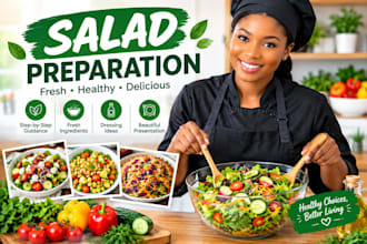 teach you how to prepare salad