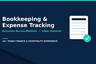 manage your bookkeeping and expense tracking