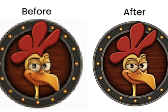 handcraft your logo into clean editable vector artwork
