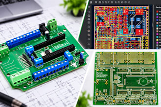 design pcb and electronics hardware prototypes for stm32 or esp32 projects