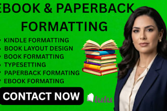 professionally format your book for print and ebook