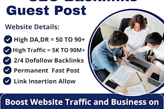 provide UK, USA, india backlinks dofollow guest post sites