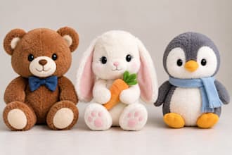 design a content plushies handmade custom toy stuffed animal plush toys