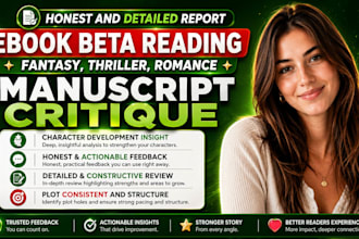 be beta reader critique romance novel beta reader fantasy thriller beta reader
