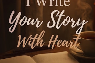 write emotional personal essay memoir and life story for you
