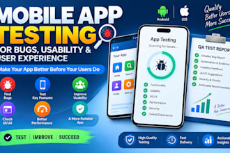 test your mobile app for bugs usability and user experience
