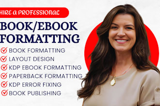 kindle ebook formatting paperback formatting book formatting for amazon KDP
