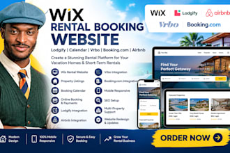 do wix rental booking website,lodgify,calendar, vrbo,booking com, airbnb website
