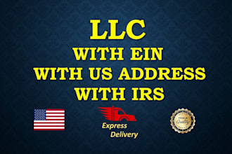 do US llc registration and ein and US adress