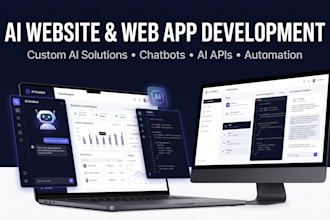 build a custom ai website or web app