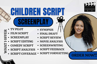 edit format children script comic screenwriting cartoon script film animation