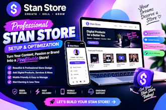 stan store expert digital marketing  store setup specialist