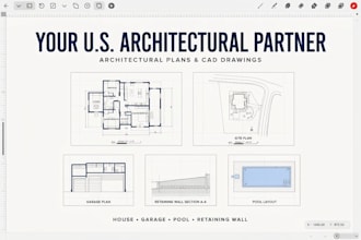 be your USA local architect for architectural plans and cad drawings