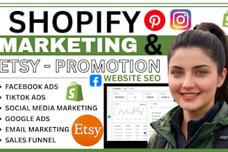 do shopify marketing ecommerce esty promotion website seo to boost shopify sales