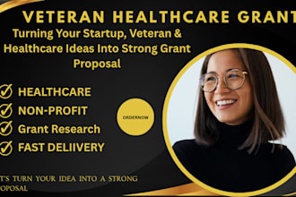 write grants for veteran healthcare education for older aduit clinics