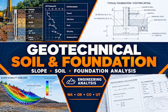 do wa or co ut geotechnical soil foundation and slope analysis