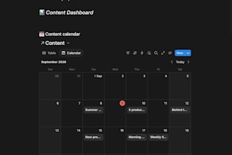 build a custom notion content management system
