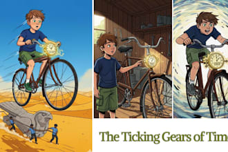design children story book illustration children story
