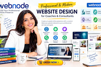 webnode career coach cybersecurit legal financial HR business consultant website