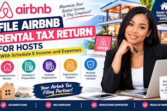 file airbnb rental tax return for hosts with schedule e income and expenses