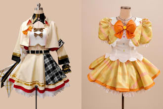 sew custom cosplay costume fabric outfit coat handmade costume sewing pattern