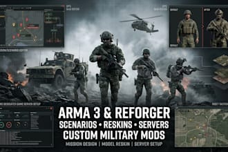 arma 3 scenario mission arma 3 model reskin arma 3 server setup arma reforge
