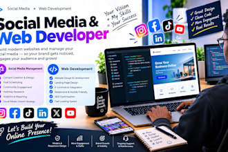 be your social media website developer