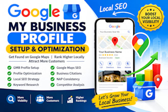 setup google my business profile gmb optimization ranking local business seo