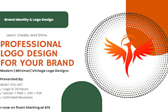 create professional brand identity logo and brand kit for  your business