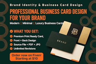 create professional brand identity logo and brand kit for  your business