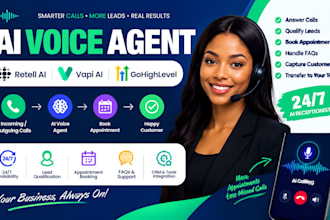 do retell ai voice agent gohighlevel ai receptionist vapi ai cold calling agent