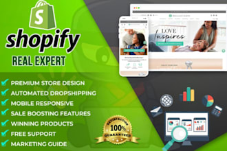 do shopify store, shopify main meun
