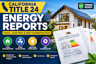prepare california title 24 energy reports