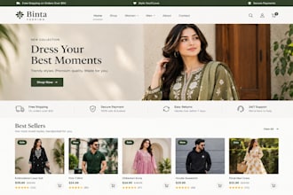 design and transfer shopify store to client account with full setup