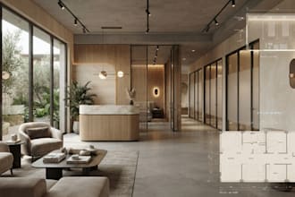 create professional spa interior design and layout plans