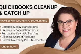 fix your accounting errors and do retroactive financial cleanup