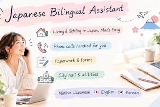 be your bilingual assistant for living and settling in japan