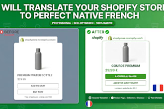 translate your shopify store to french and increase your french sales