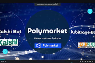 build polymarket copy trading bot, polymarket kalshi arbitrage bot
