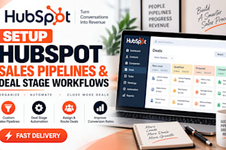 setup hubspot sales pipelines and deal stage workflows