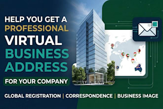 help you get a professional virtual business address for your company