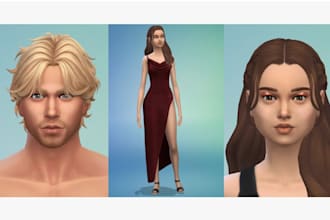 create custom sims 4 mods using cc and mod character model with sims 4 outfit