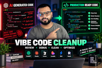 review debug and clean your vibe coded web app